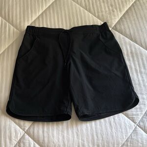 Lands' End Black Performance Shorts